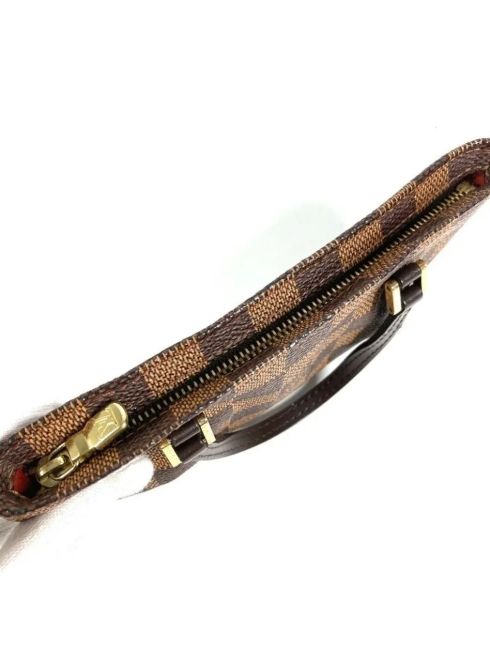 Louis Vuitton Pouch Manosque GM Only Damier Canvas Ebene Brown - Picture 8 of 9